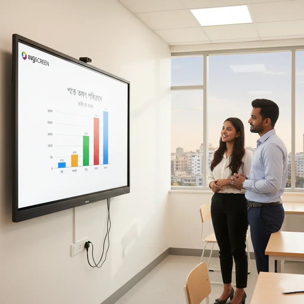 Ingscreen 65-inch Interactive Flat Panel - 4K Android