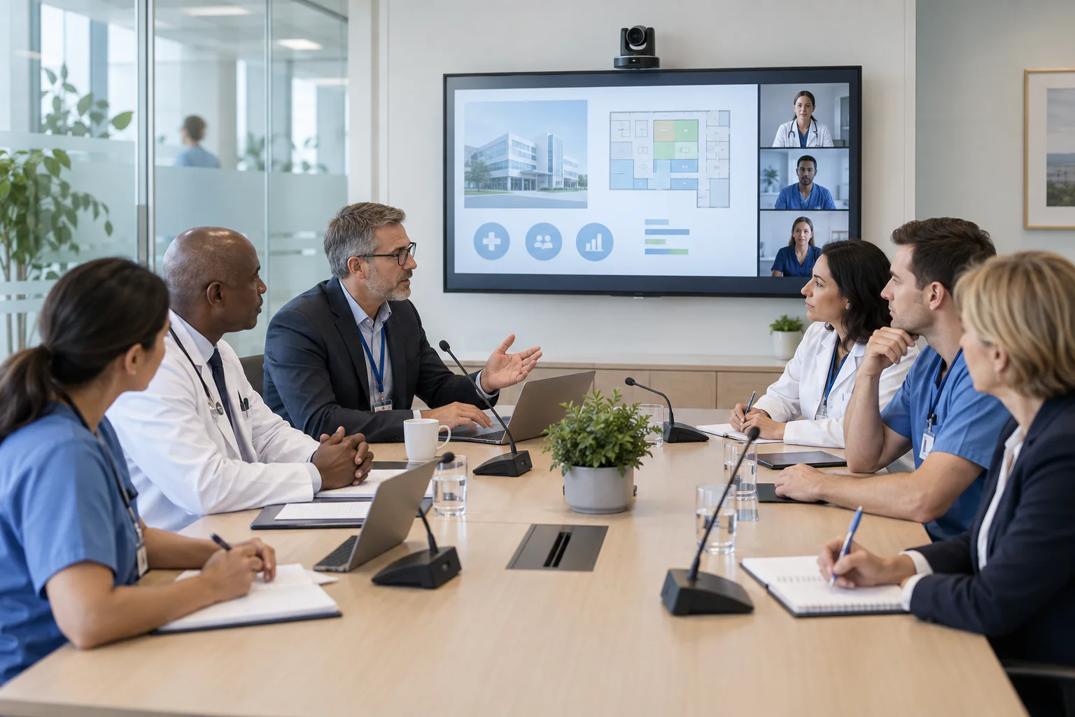 Hospital & Healthcare professional conference room solution
