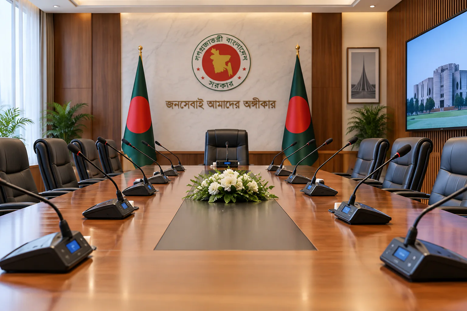 Government Meeting Rooms wired conference system setup