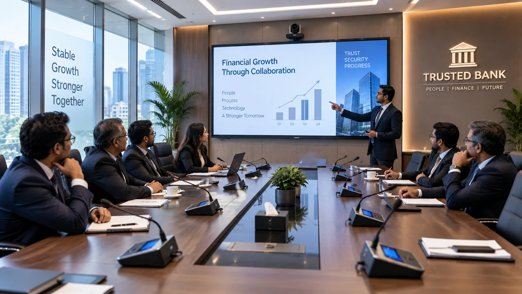 Bank & Financial professional conference room solution