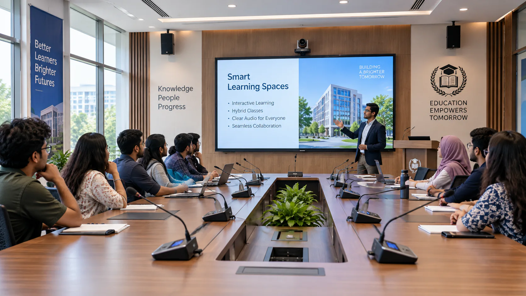 Senate & Faculty Rooms conference system application