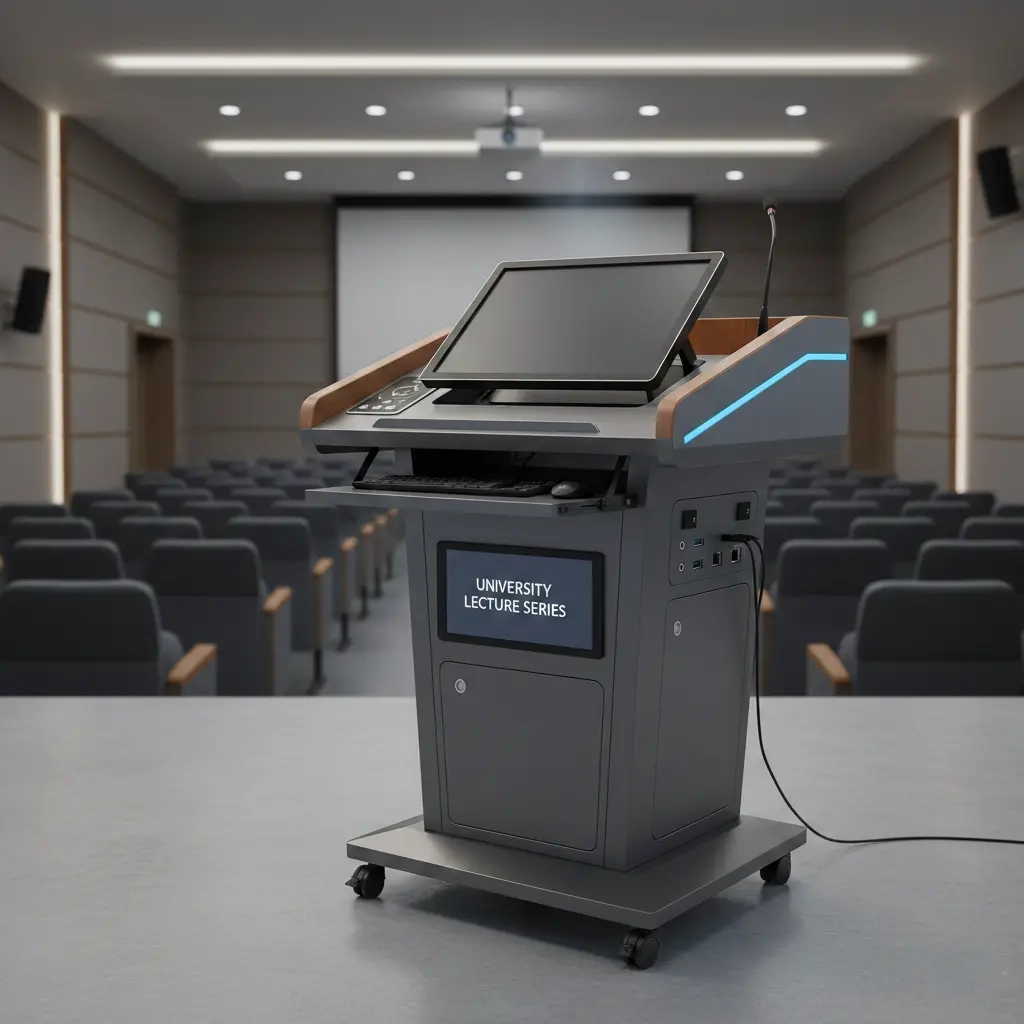 Standard Digital Podium with Built-in PC & Sound System - Product