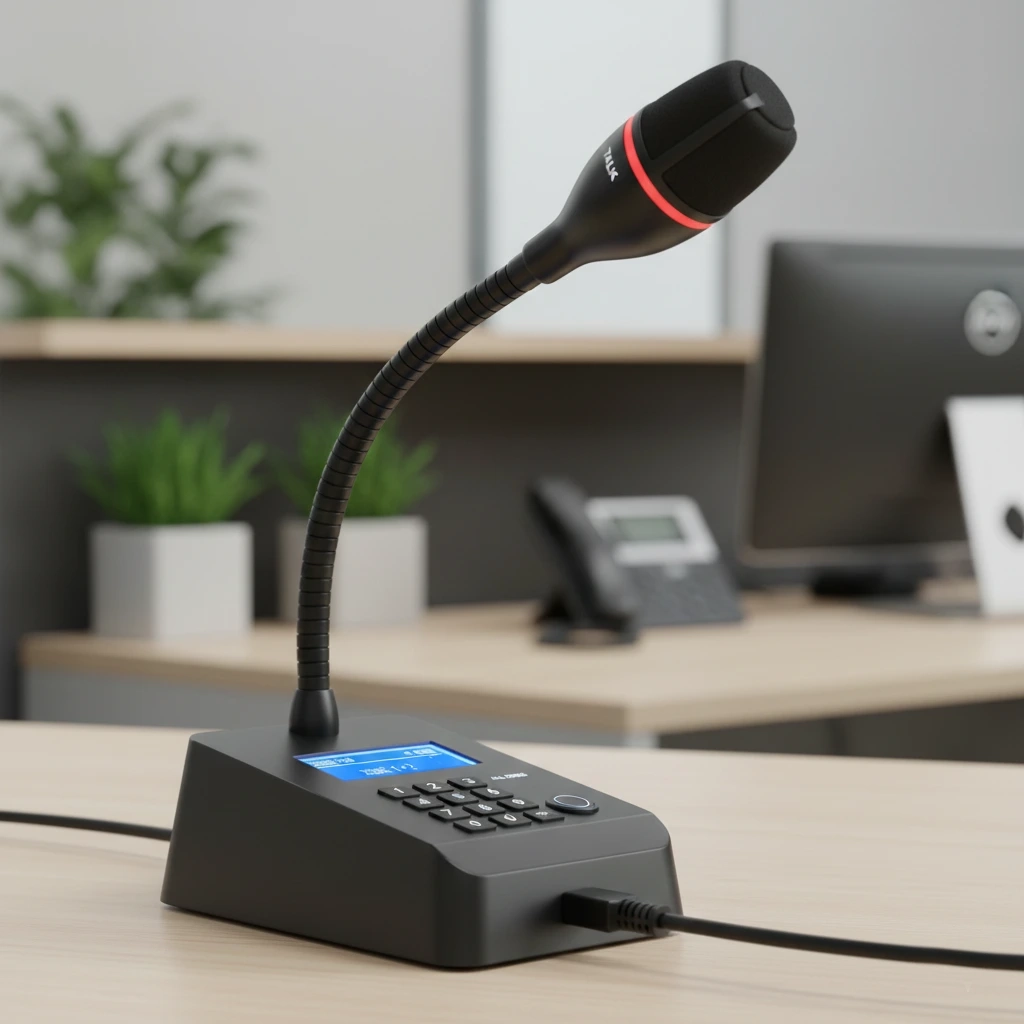 Wired Gooseneck Paging Microphone - Sound / PA System Package