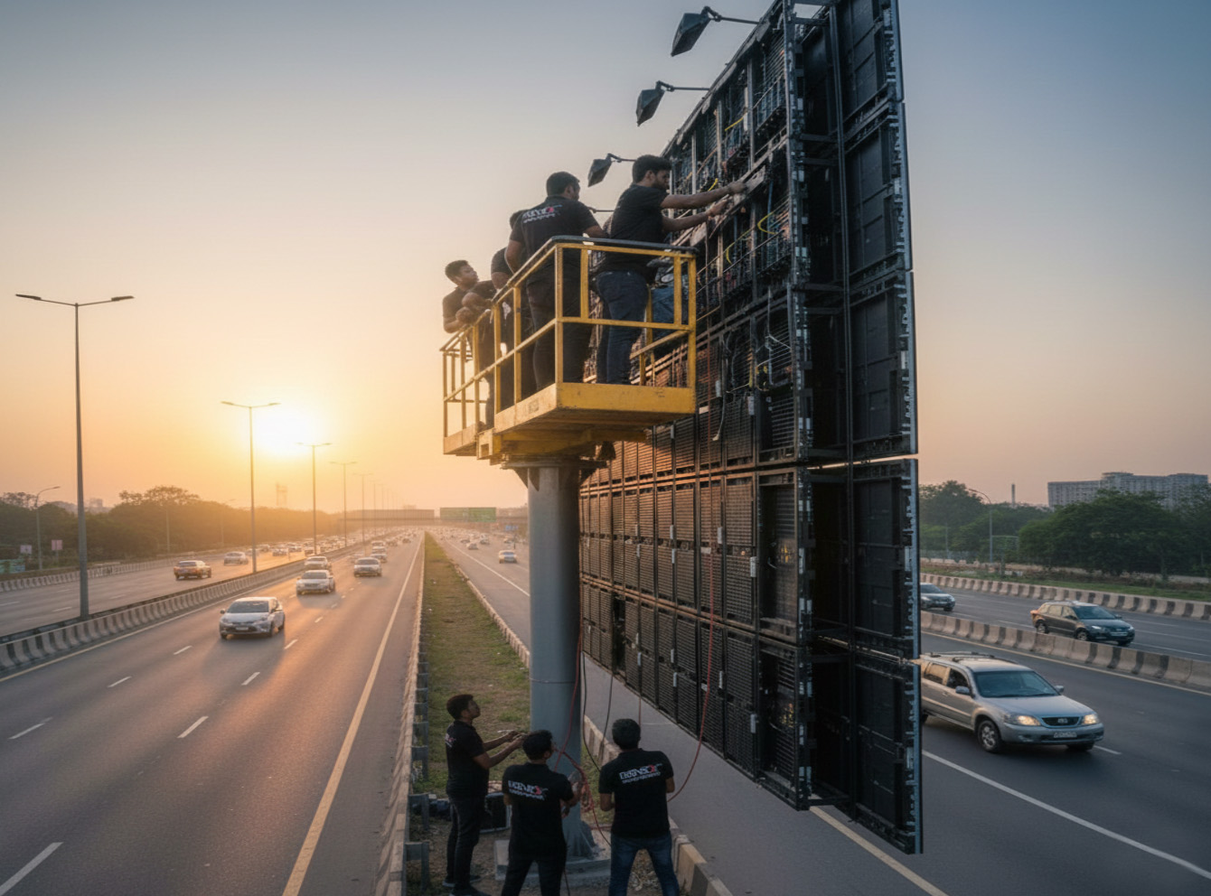 Outdoor Digital Billboard project at Dhaka, Bangladesh by Renex Digital