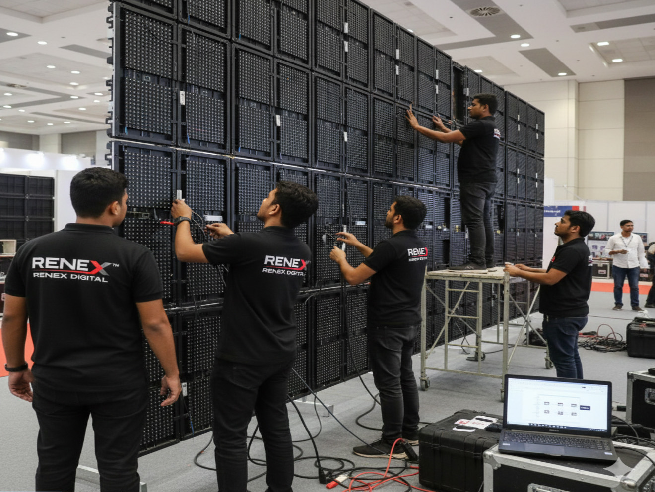 Rental LED Screen Setup project at Dhaka, Bangladesh by Renex Digital
