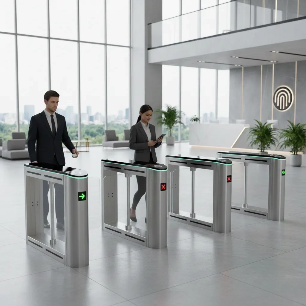 Flap Barrier Access Control Gate - Turnstile Gate Access Control System