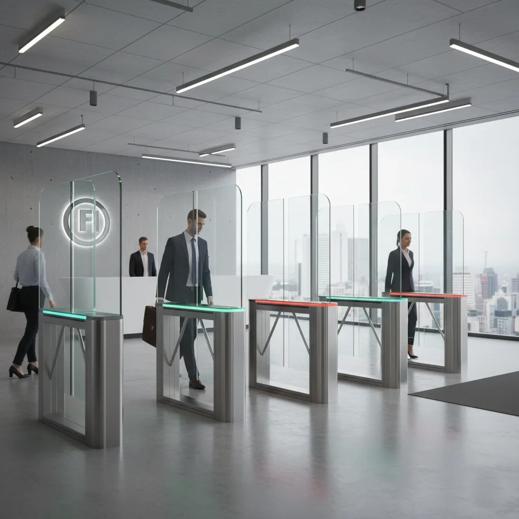 Swing Barrier / Speed Gate Turnstile - Turnstile Gate Access Control System