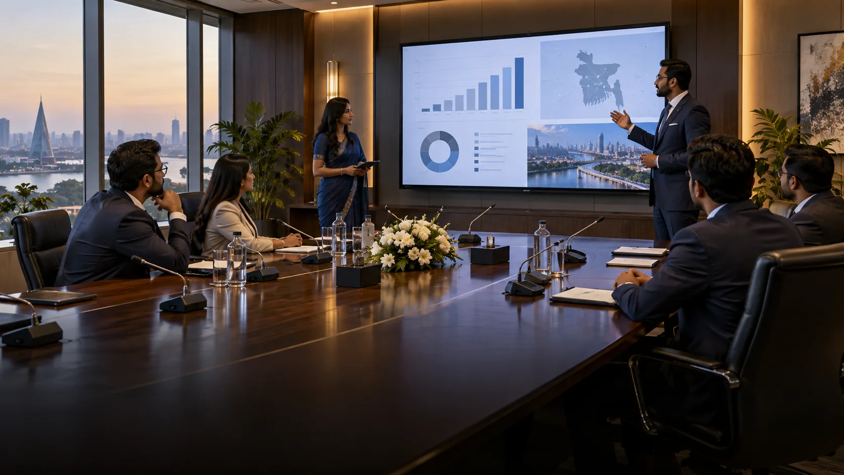Client Presentation Rooms conference system application