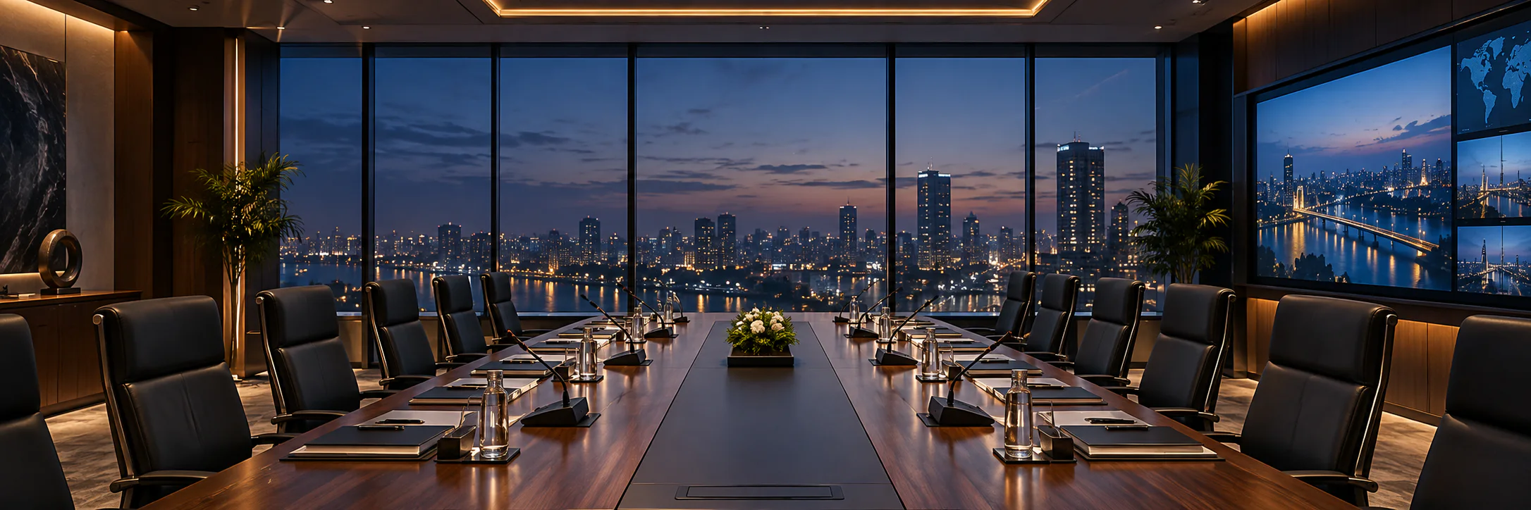 Corporate conference room planning consultation